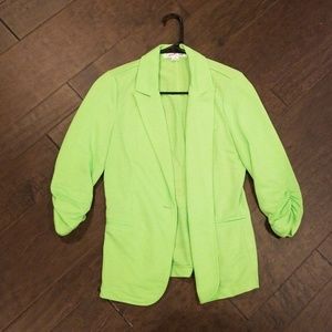 Sweet Child bright green jacket